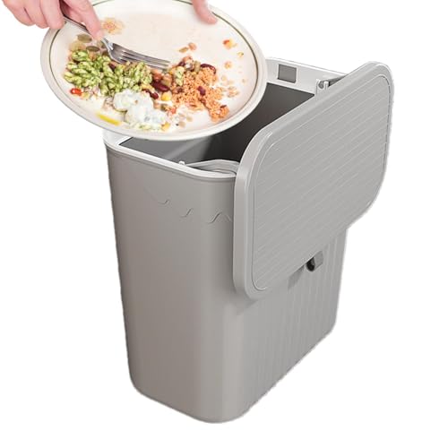 Hängen Sie Einen Kleinen Mülleimer Oder Einen Küchenmülleimer Auf, Hängender Mülleimer, Küchenabfallbehälter, Mülleimer,Mülltonne-Müllbehälter Mit Deckel, Küchenzubehör, Kein Bohren-Müllbehälter von Generisch