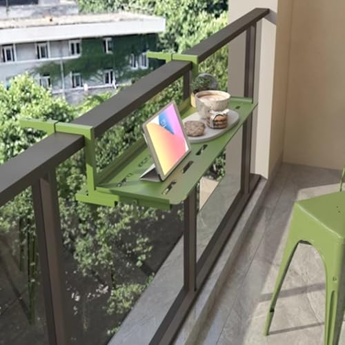Hängender Gartentisch mit starker Metallhalterung - Einfache Montage Outdoor Bartisch für Balkon & Garten Hängender Gartentisch mit starker Metallhalterung - Einfache Montage Outdoor Bartisch für Balkon & Garten von Generisch