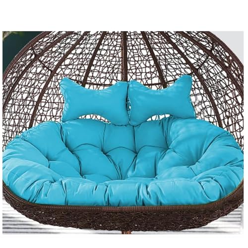 Hängesessel Kissen, Twin Sitzkissen Hängesessel 2 Personen,Outdoor-Hängeschaukel-Kissenbezug,Ersatz Für Outdoor/Indoor-Liegestuhl,Garten-Terrassenmatte(Stuhl Nicht Enthalte(Size:150x110cm,Color:blau) Hängesessel Kissen, Twin Sitzkissen Hängesessel 2 Personen,Outdoor-Hängeschaukel-Kissenbezug,Ersatz Für Outdoor/Indoor-Liegestuhl,Garten-Terrassenmatte(Stuhl Nicht Enthalte(Size:150x110cm,Color:blau) von Generisch