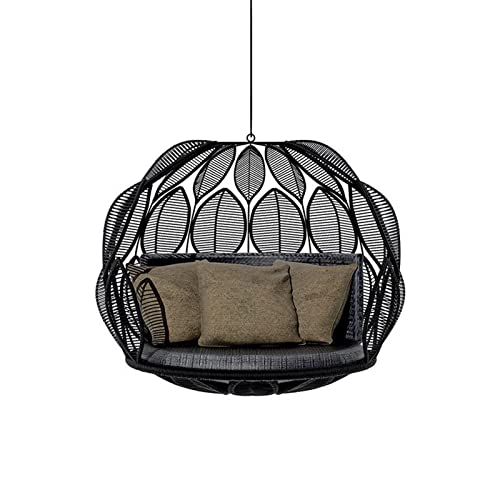 Hängesessel aus Rattan mit Ständer zum Entspannen im Garten, Balkon oder im Innenbereich Hängesessel aus Rattan mit Ständer zum Entspannen im Garten, Balkon oder im Innenbereich von Generisch