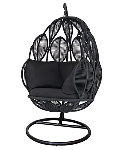 Hängesessel aus Rattan mit Ständer zum Entspannen im Garten, Balkon oder im Innenbereich Hängesessel aus Rattan mit Ständer zum Entspannen im Garten, Balkon oder im Innenbereich von Generisch