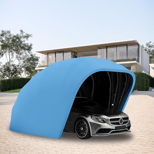 Halbautomatische langlebige Autounterstand Faltbare einziehbare Markise Mobile Garage für Allwetterschutz von Generisch
