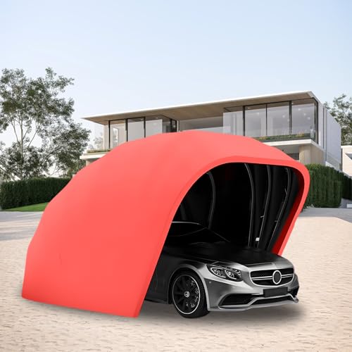 Halbautomatische langlebige Autounterstand Faltbare einziehbare Markise Mobile Garage für Allwetterschutz von Generisch