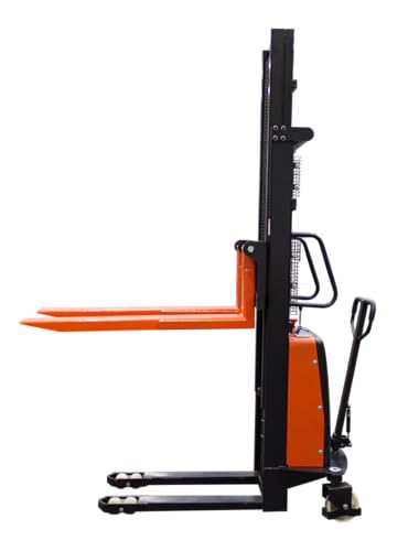 Halbelektrischer Hochhubwagen 2000 kg / 3000mm inkl. Ladegerät von Generisch