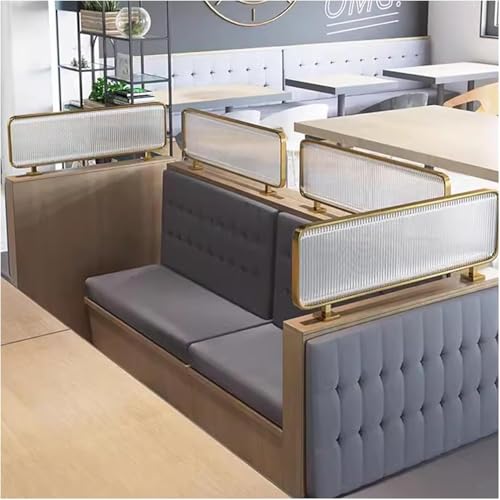 Halbwandiges Glasgitter für Hotpot Esszimmer Trennwand 30 x 50 cm niedrige Trennwand stilvolle Zauntischplatte – modernes schwarzes Design Halbwandiges Glasgitter für Hotpot Esszimmer Trennwand 30 x 50 cm niedrige Trennwand stilvolle Zauntischplatte – modernes schwarzes Design von Generisch