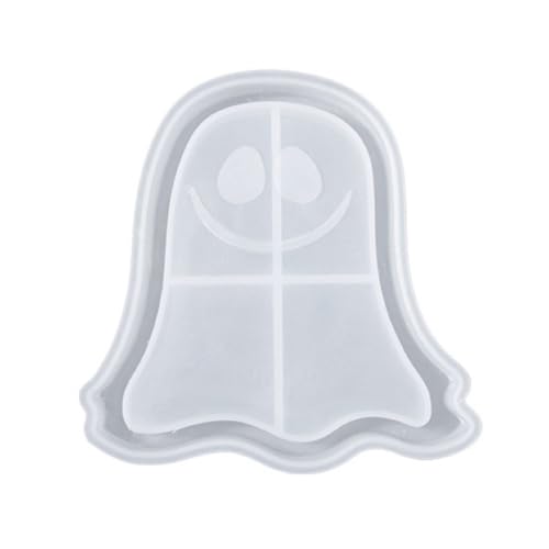 Halloween DIY Harz Kürbis Tablett Silikon perfekt für die Herstellung von geisterhaften Dekorationen Nüsse Form (C, 15X15X2.2CM) von Generisch
