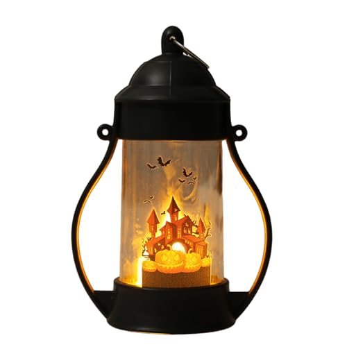 Halloween Kerzen Laterne | LED Nachtlicht Totenkopf-Kürbis Gespensterlich Deko | Tischleuchte Deko Halloween Für Party Wohnzimmer Garten Terrasse Kamin Bücherregal Halloween Kerzen Laterne | LED Nachtlicht Totenkopf-Kürbis Gespensterlich Deko | Tischleuchte Deko Halloween Für Party Wohnzimmer Garten Terrasse Kamin Bücherregal von Generisch