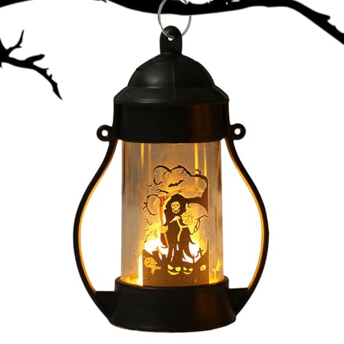 Halloween Kerzen Laterne | LED Nachtlicht Totenkopf-Kürbis Gespensterlich Deko | Tischleuchte Deko Halloween Für Party Wohnzimmer Garten Terrasse Kamin Bücherregal Halloween Kerzen Laterne | LED Nachtlicht Totenkopf-Kürbis Gespensterlich Deko | Tischleuchte Deko Halloween Für Party Wohnzimmer Garten Terrasse Kamin Bücherregal von Generisch