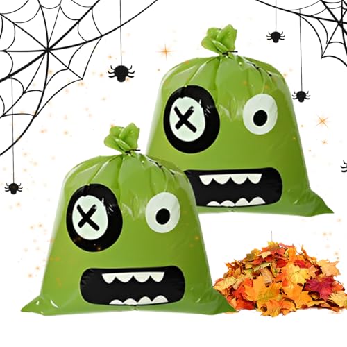 Halloween Müllsäcke | Dekorative Gartenabfallsäcke Für | Partygeschenke 2 Stück Großvolumige Müllaufbewahrung Für Außenbereich Gartenweg Eingangsbereich Halloween Müllsäcke | Dekorative Gartenabfallsäcke Für | Partygeschenke 2 Stück Großvolumige Müllaufbewahrung Für Außenbereich Gartenweg Eingangsbereich von Generisch
