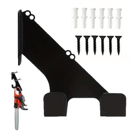 Halterung für Kettensäge – Wandhaken für Motorsense | schwerer Metall-Organizer für Garage, Werkstatt, Garten, Schuppen, Garten, Garage Halterung für Kettensäge – Wandhaken für Motorsense | schwerer Metall-Organizer für Garage, Werkstatt, Garten, Schuppen, Garten, Garage von Generisch