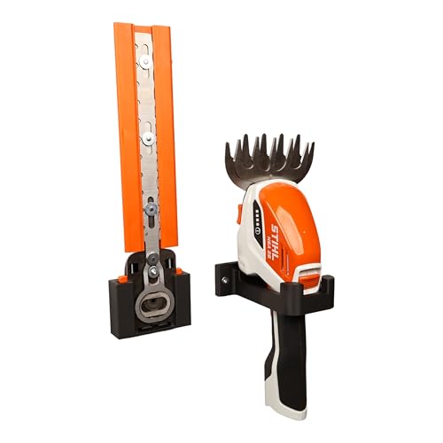 Generisch Bracket Suitable for Stihl HSA 26 Shrub Shears Wall Mount Device Holder Accessories Mounting Wall Mount (Black) von Generisch