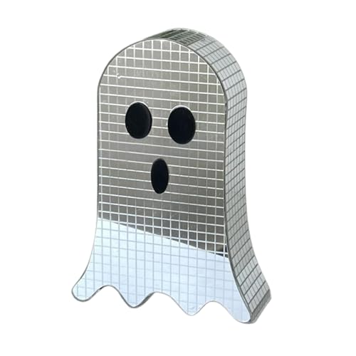 Halween Disco Ghost Decor - Mirror Disco Table Decoration Sign Ghost Spooky | Urlaubsdekoration Flexibel für Urlaub Wohnzimmer Bücherregal Tisch Schreibtisch Halween Disco Ghost Decor - Mirror Disco Table Decoration Sign Ghost Spooky | Urlaubsdekoration Flexibel für Urlaub Wohnzimmer Bücherregal Tisch Schreibtisch von Generisch