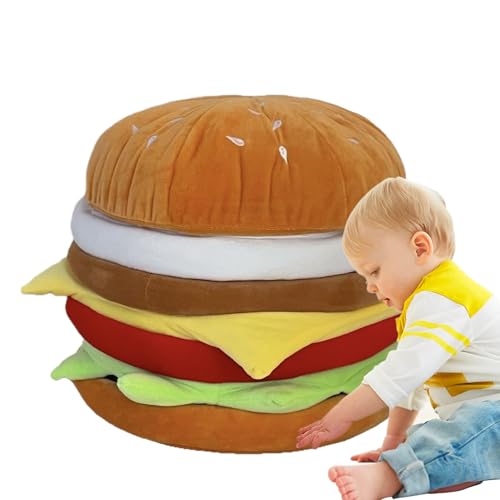 Hamburger -Aufbewahrungshocker - Hamburgerr Storage Ottoman | Runde Otoman mit Aufbewahrung - runder Speicher Ottomann | Schuhwechselhocker für das Eingangsschlafzimmer Multifunktionales Fußst Hamburger -Aufbewahrungshocker - Hamburgerr Storage Ottoman | Runde Otoman mit Aufbewahrung - runder Speicher Ottomann | Schuhwechselhocker für das Eingangsschlafzimmer Multifunktionales Fußst von Generisch