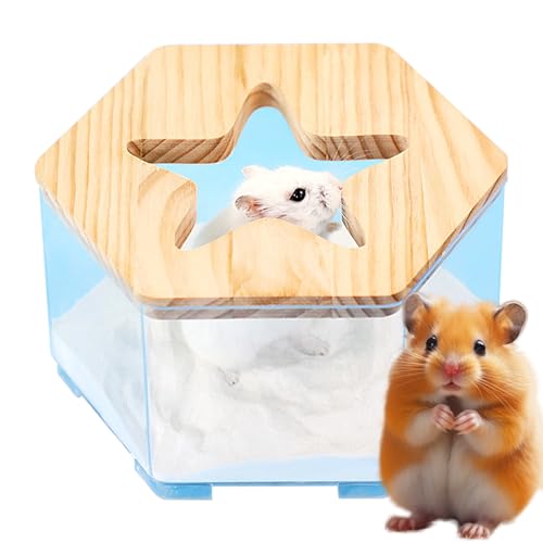 Hamster Sandkasten - Anti-Splash Sand Spielbox - Transparent Wiederverwendbar Rennmaus Zubehör für Kleintiere Badezimmer Staubpflege Baden Graben Reinigung Nest Supplies Hamster Sandkasten - Anti-Splash Sand Spielbox - Transparent Wiederverwendbar Rennmaus Zubehör für Kleintiere Badezimmer Staubpflege Baden Graben Reinigung Nest Supplies von Generisch