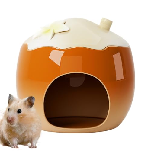 Hamsterhöhle - Hamsterhaus Kühles Bett | Fruchtform Kleintierbehausungen Verstecknest Für Lemminge Chinchilla Igel Und Rennmäuse von Generisch
