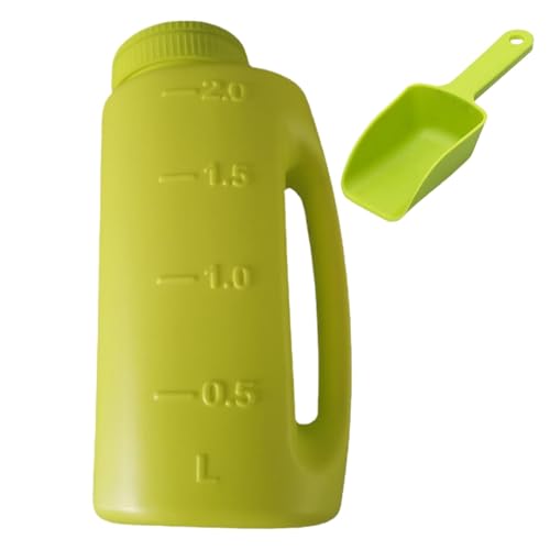 Hand-Salzstreuer für Schnee, 2 l Düngerstreuer, Schaufel im Lieferumfang enthalten, verstellbare Öffnungsgrößen, Enteiserspender, Streuer für Garten, Rasen, Gras Hand-Salzstreuer für Schnee, 2 l Düngerstreuer, Schaufel im Lieferumfang enthalten, verstellbare Öffnungsgrößen, Enteiserspender, Streuer für Garten, Rasen, Gras von Generisch