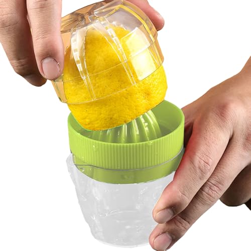 Handbuch Zitronensaft | 83G Handheld Citrus Squeezer | Easy Pour PP/ABS -Design ohne Überlauf | Glatte Filtration & Messung | Leichtes Saftwerkzeug Handbuch Zitronensaft | 83G Handheld Citrus Squeezer | Easy Pour PP/ABS -Design ohne Überlauf | Glatte Filtration & Messung | Leichtes Saftwerkzeug von Generisch