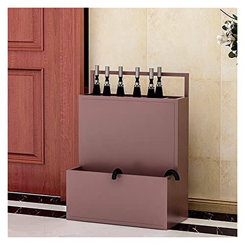 Handelsüblicher Schirmständer aus Metall – großes Fassungsvermögen (für 15–30 Regenschirme) – stilvolles Hotel- und Bar-Design – 38 x 26 x 60 cm mit Ablauflöchern – langlebig für Geschäft und von Generisch