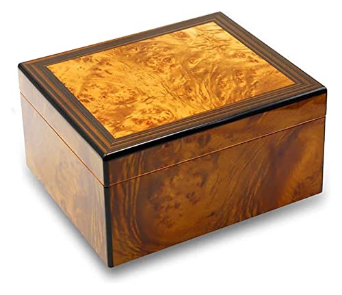 Handgefertigte Zigarren-Humidorbox aus spanischem Zedernholz mit Trennwand, Luftbefeuchter und Hygrometer für optimale Zigarrenaufbewahrung Handgefertigte Zigarren-Humidorbox aus spanischem Zedernholz mit Trennwand, Luftbefeuchter und Hygrometer für optimale Zigarrenaufbewahrung von Generisch
