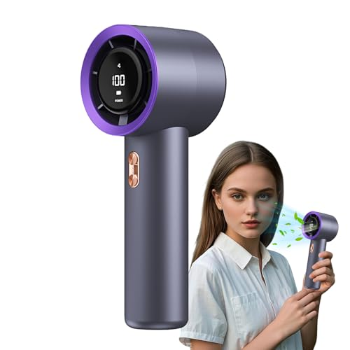 Handgehaltene Lüfter - 15x6.1x4,2 Cm Handheld -Kühllüfter | Tragbarer Fan | Hochgeschwindigkeits -Handheld Persönlicher Luftkühler | Heißwetterlösung Mit Verstellbaren 3 Windgeschwindigkeiten Handgehaltene Lüfter - 15x6.1x4,2 Cm Handheld -Kühllüfter | Tragbarer Fan | Hochgeschwindigkeits -Handheld Persönlicher Luftkühler | Heißwetterlösung Mit Verstellbaren 3 Windgeschwindigkeiten von Generisch