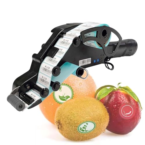 Handheld-Etikettenapplikator für Thermopapier- und Barcode-Etiketten, kabellos und tragbar, ideal für Logistik und gewerbliche Nutzung von Generisch