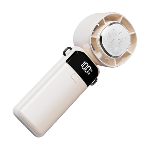 Handheld -Fan | Kleine Persönliche Tragbare Handlüfter, Digitale Display Falten Cool, Digital -Display Travel Accessoires Camping Outdoor Beach Schlafsaal Frauen Kinder Kinder Schreibtisch Schlafzimm Handheld -Fan | Kleine Persönliche Tragbare Handlüfter, Digitale Display Falten Cool, Digital -Display Travel Accessoires Camping Outdoor Beach Schlafsaal Frauen Kinder Kinder Schreibtisch Schlafzimm von Generisch