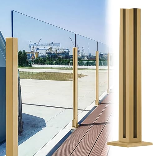 Handlaufstütze mit Schlitzen, stabiler 60 cm Eckpfosten für 812 mm Glas/Metall/Holz, Balkone und Treppenhäuser, langlebiges Geländersystem für Sicherheit und Stil Handlaufstütze mit Schlitzen, stabiler 60 cm Eckpfosten für 812 mm Glas/Metall/Holz, Balkone und Treppenhäuser, langlebiges Geländersystem für Sicherheit und Stil von Generisch