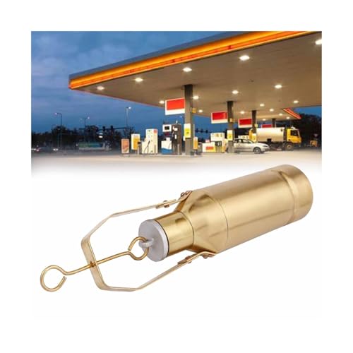 Handliche Ölprobenflasche mit Seil, Kupfer-Flüssigkeitsprobenehmer 300/500/1000 ml, Probenextraktionsbehälter für Heizöl, Getriebeöl, Dieselöl, Motoröl (Kupfer, 300 ml, Seil L-10 m) von Generisch