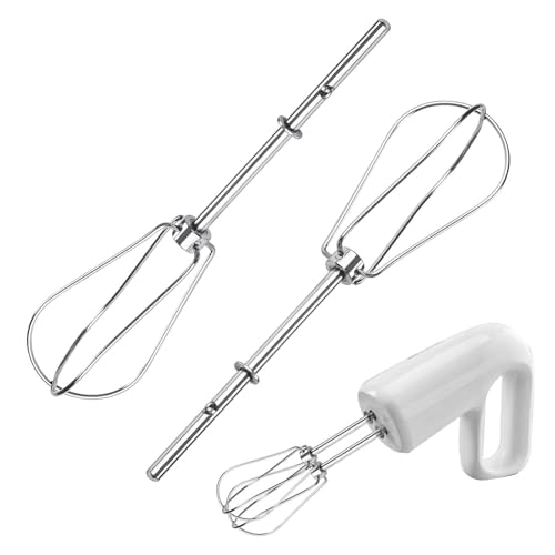Handmixer - 2pcs rostbeständiges Handmixer Turbbo Beater | Handmischerbefindungen aus Edelstahl | Elektrisches Handanschläge für schnelles und einfaches Mischen | Schnurloser Handmischer von Generisch
