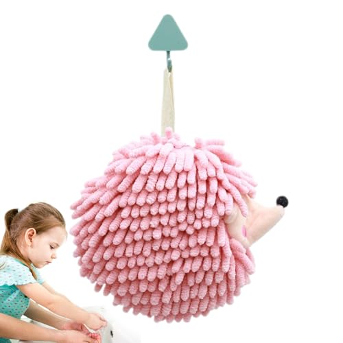 Handtuch – Plüsch-Badetuch-Set mit Aufhängeschlaufe, superweicher Chenille-Stoff, bezauberndes Igel-Design, Waschlappen, sehr saugfähige, schnell trocknende Gesichtshandtücher für Bad und Küche Handtuch – Plüsch-Badetuch-Set mit Aufhängeschlaufe, superweicher Chenille-Stoff, bezauberndes Igel-Design, Waschlappen, sehr saugfähige, schnell trocknende Gesichtshandtücher für Bad und Küche von Generisch
