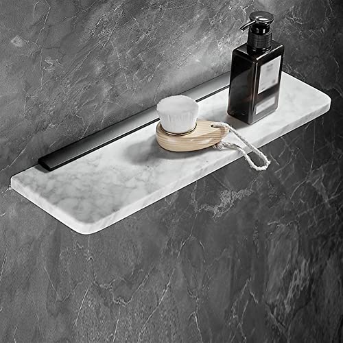 Handtuchhalter-Set aus natürlichem Marmor, Wandmontage, Badezimmer-Handtuchstange und Toilettenpapierhalter, stilvolles 40 cm Handtuchregal für Zuhause und elegantes Design von Generisch