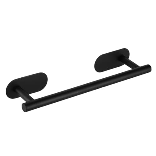 Handtuchhalter aus 304 Edelstahl, gebürsteter goldfarbener Toilettenpapierhalter, Badezimmer-Hardware-Zubehör-Set, schwarzer Handtuchhalter und stilvolles Design für moderne Badezimmer von Generisch