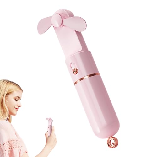 Handventilator | Reiseventilator | Powerbank Handheld Lüfter Klein Leicht Für Camping Strandurlaub Wanderung Männer Frauen Unisex von Generisch