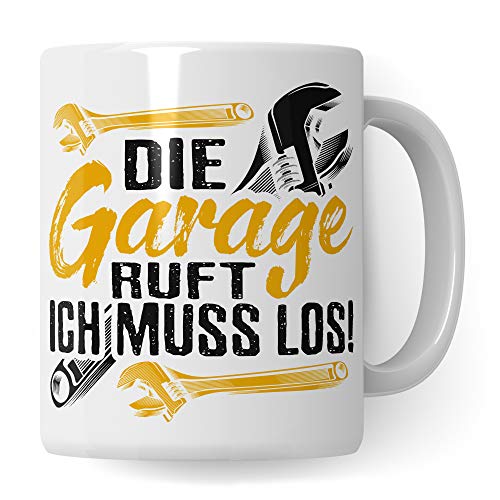 Pagma Druck Handwerker Tasse Geschenkidee - Schrauber Automechaniker Geschenk Autoschrauber Spruch Becher - Kaffeetasse Auto Mechatroniker von Pagma Druck