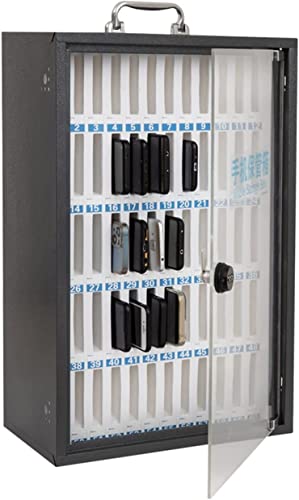 Handy Aufbewahrungsschrank Safe Box mit Passwortsperre 60-Bit Mitarbeiter Handy-Management-Lösung Tragbare Werkstatt Handy sicher schwarz Tresor Pfandbox Handy Aufbewahrungsschrank Safe Box mit Passwortsperre 60-Bit Mitarbeiter Handy-Management-Lösung Tragbare Werkstatt Handy sicher schwarz Tresor Pfandbox von Generisch