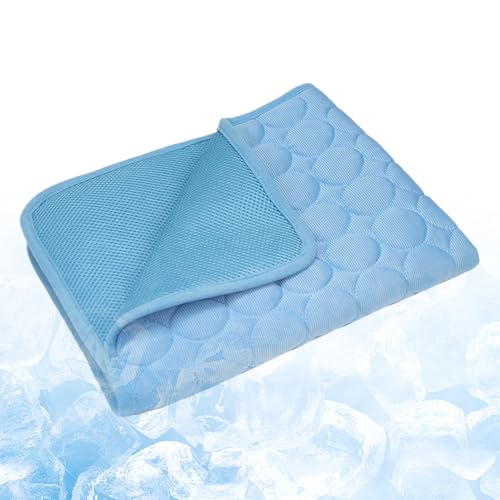 Haustier-Kühlmatten für Hunde, wasserdicht, kühlende Schlafmatratze für Katzen, ergonomische Hundehüttenmatratze, Haustierzubehör für , Auto, Picknick, Rasen, Wohnzimmer, Balkon von Generisch