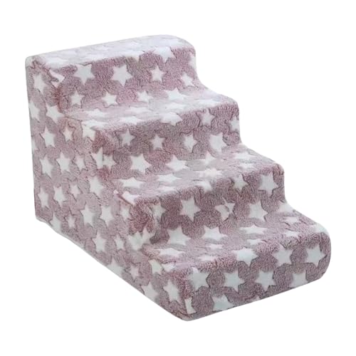 Haustiertreppe | Welpensofa Ramp | Abnehmbare waschbare Haushaltsleiter | Abnehmbares Kletterschritt Design | Langlebiger Kätzchen Rampbett Schritt für Wohnzimmer, Schlafzimmer, Lernen, Fensterbank von Generisch