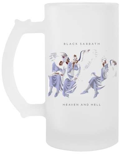 Heaven Black Hell Transparenter Bierglas-Trinkbecher Mit Griff von Generisch