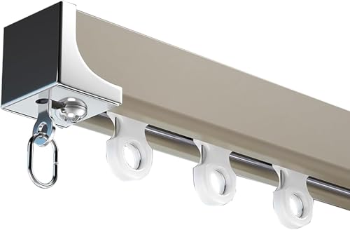 HeavyDuty Deckenvorhangschienensystem Wandmontage Gardinenstange Raumteiler für Wohnzimmer & Schlafzimmer Verstellbare Gardinenstange Perfekt für abgehängte Decken HeavyDuty Deckenvorhangschienensystem Wandmontage Gardinenstange Raumteiler für Wohnzimmer & Schlafzimmer Verstellbare Gardinenstange Perfekt für abgehängte Decken von Generisch