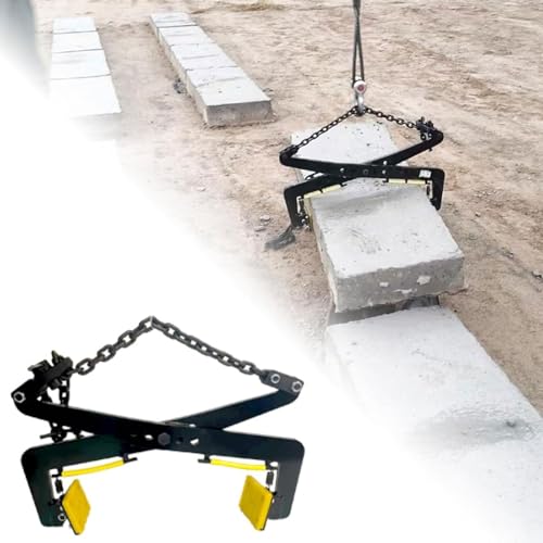Hebeklemmen für Granitplatten – verstellbare robuste Steinzange zum Anheben von Betonblöcken und Marmor von Generisch