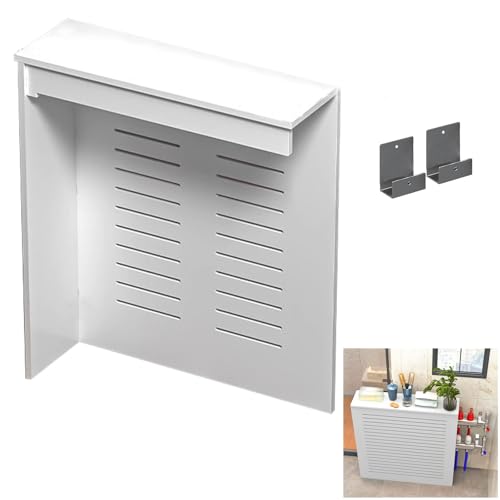 Heizkörper-Abdeckung, 2 cm dickes PVC-Gitter-Design, perfekt zum Verbergen von Warmwasserbereitern und Rohrumleitern (20 x 60 x 70 cm), stilvolle Heimdekor-Lösung von Generisch