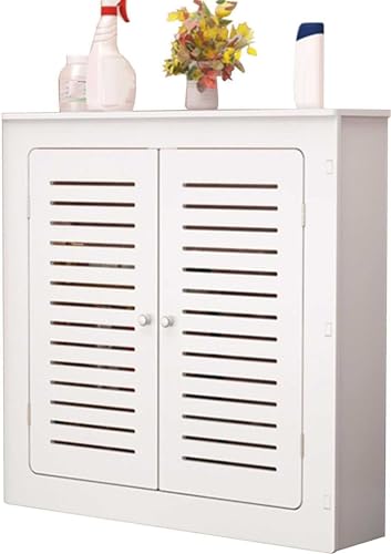 Heizkörper-Abdeckung, Schrank mit Ablagefach, Organizer für Badezimmer und Wohnzimmer, verfügt über 2 Türen und moderne vertikale Grilllamellen Heizkörper-Abdeckung, Schrank mit Ablagefach, Organizer für Badezimmer und Wohnzimmer, verfügt über 2 Türen und moderne vertikale Grilllamellen von Generisch