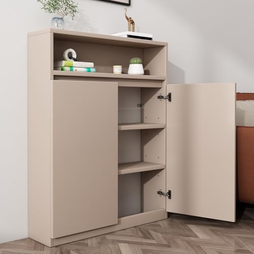 Heizkörper-Abdeckung, Schrank mit Stauraum, Massivholz, Heizkörperdekor, versteckte dekorative Abdeckungen mit Höhe der Regale ist verstellbar von Generisch