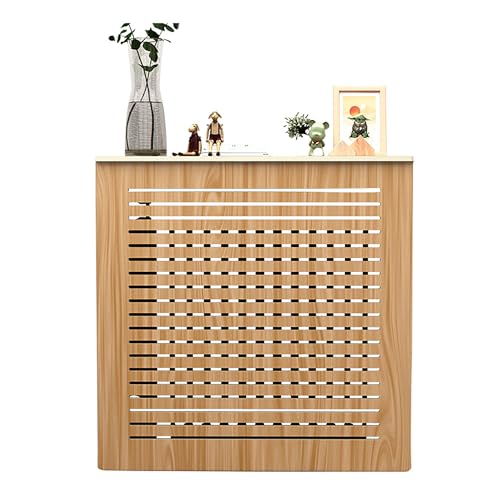 Heizkörperabdeckung Dekorativer Schrank Heizungsabdeckung für alte Heizkörper Heizschrank Regal Badezimmer Unterschrank Modern Wandschrank Home Heizkörperregal für Wohnzimmer Schlafzimmer Küche von Generisch