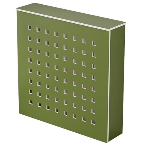 Heizkörperabdeckung aus Holz, dekorativer Schrank mit Wärmeableitung, Einsteck- und Zapfen-Design, für Zuhause und Büro, 50 x 80 x 15 cm von Generisch