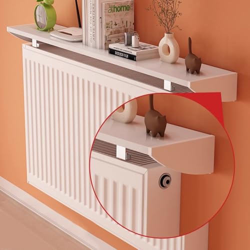 Heizkörperregal aus Aluminium, 15 cm tief, schwebendes Regal für Heimdekoration und Aufbewahrung, kein Bohren erforderlich, 30 kg Kapazität, einfache Installation und stilvolles Design Heizkörperregal aus Aluminium, 15 cm tief, schwebendes Regal für Heimdekoration und Aufbewahrung, kein Bohren erforderlich, 30 kg Kapazität, einfache Installation und stilvolles Design von Generisch