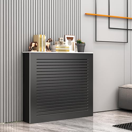 Heizungsabdeckung Schrank Organizer - Moderne Heizkörperabdeckung aus Holz für effiziente Wärmeableitung im Büro, Wohnzimmer, Schlafzimmer, Flur von Generisch