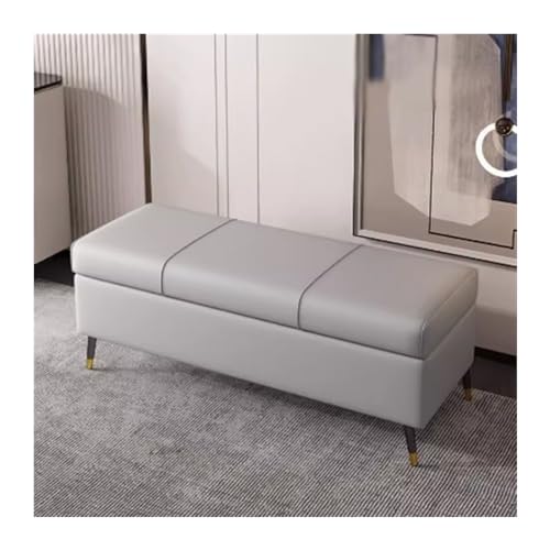 Hellgraue Schuhbank für die Aufbewahrung im Eingangsbereich, langer Hocker für den Heimgebrauch, Türschuhe, Nachttisch und Sofa-Hocker, 160 cm Aufbewahrungslösung Hellgraue Schuhbank für die Aufbewahrung im Eingangsbereich, langer Hocker für den Heimgebrauch, Türschuhe, Nachttisch und Sofa-Hocker, 160 cm Aufbewahrungslösung von Generisch
