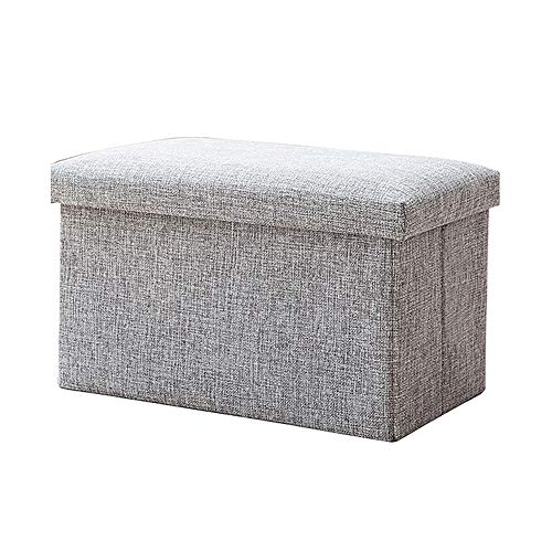 Hellgrauer Ottomanhocker mit Stauraum, stilvolle Fußstütze und Nizer, perfekt für Wohnzimmer, Schlafzimmer oder Eingangsbereich, 50 x 31 x 31 cm Hellgrauer Ottomanhocker mit Stauraum, stilvolle Fußstütze und Nizer, perfekt für Wohnzimmer, Schlafzimmer oder Eingangsbereich, 50 x 31 x 31 cm von Generisch