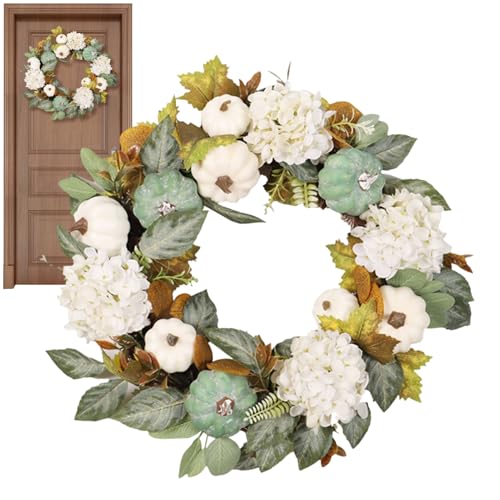 Herbstkränze Für Haustür - 46 Zentimeter Thanksgiving Türkranz - Künstlicher Türkranz Mit Ahornblättern Kürbis Und Blumen,Für Erntedank Farmhouse Wohnzimmer Eingangstür Küche Halloween Thanksgiving De Herbstkränze Für Haustür - 46 Zentimeter Thanksgiving Türkranz - Künstlicher Türkranz Mit Ahornblättern Kürbis Und Blumen,Für Erntedank Farmhouse Wohnzimmer Eingangstür Küche Halloween Thanksgiving De von Generisch